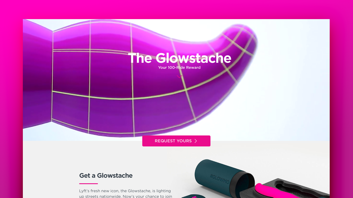 Glowstache Landing Page